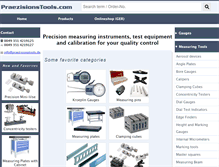 Tablet Screenshot of praezisionstools.com